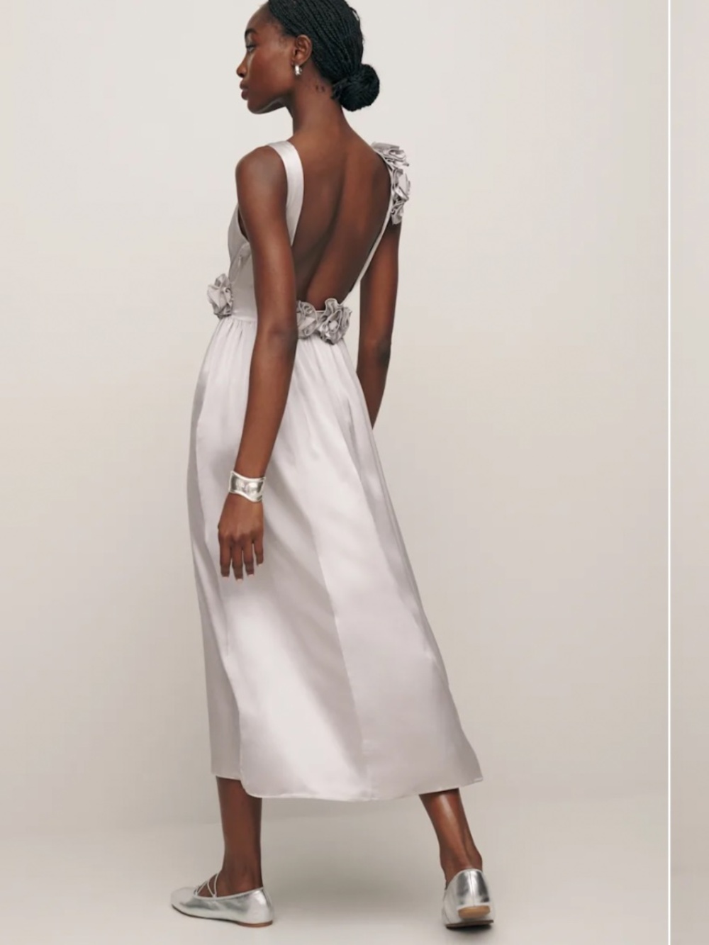 Reformation Flor Dress Moonlight - Size 2